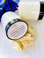 Load image into Gallery viewer, Vanilla body butter, Whipped Cocoa butter, Whipped body butter, Scented body butter, All Natural Skin Treatment, After Shower Moisturizer - LenaLoveNaturals