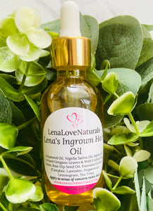 Ingrown Hair Oil | Waxing | Bikini | After Shave | Razor Bumps - LenaLoveNaturals