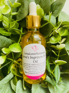 Ingrown Hair Oil | Waxing | Bikini | After Shave | Razor Bumps - LenaLoveNaturals