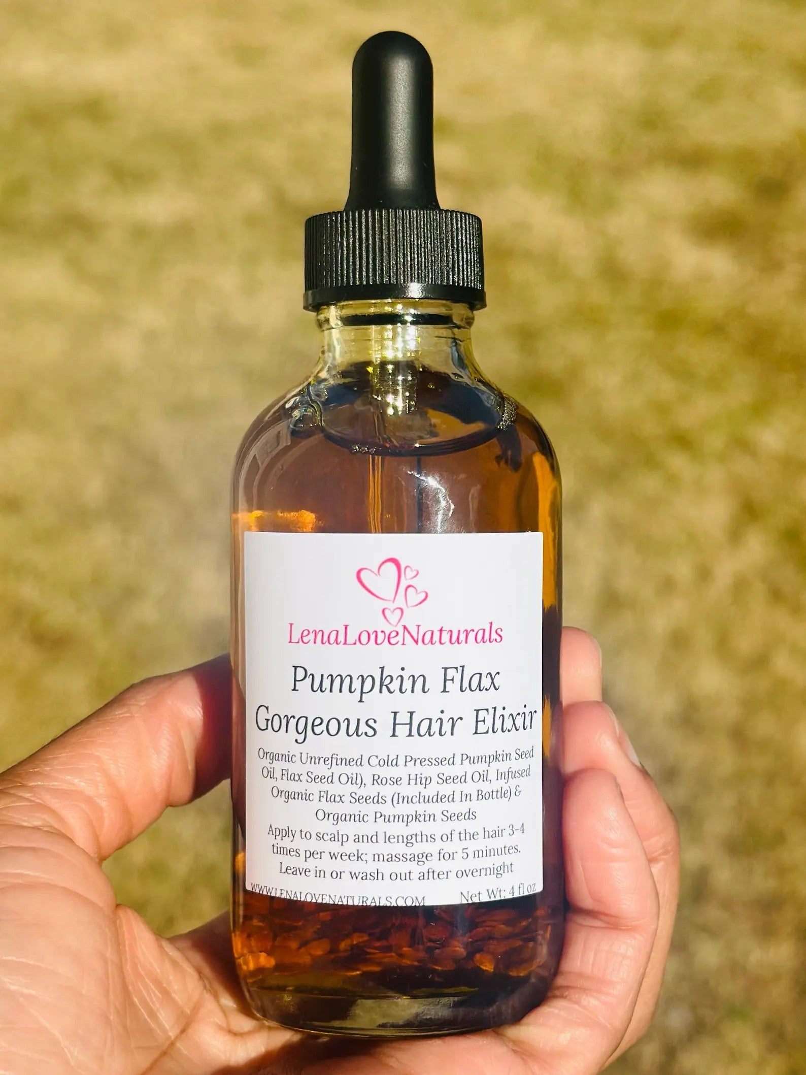 Pumpkin Flaxseed Shiny Hair Oil For Hair Growth Perfect for All Hair Types