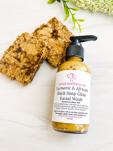 Turmeric African Black Soap Face Wash