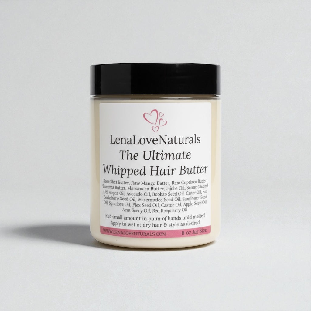 The Ultimate Hair Butter Whipped Shea Mango Cupuacu Tucuma Low Porosity High Porosity Softens Conditions Leave In Moisturizer Conditioner