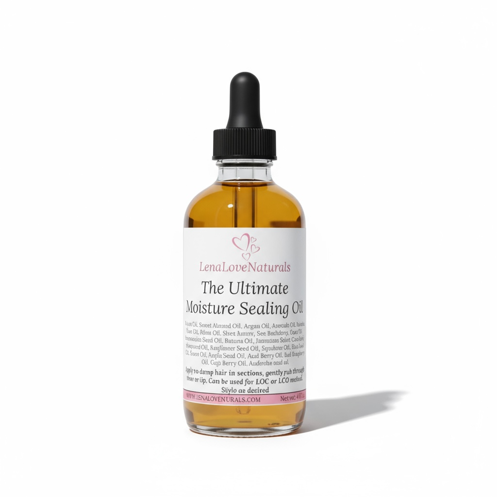 ULTIMATE Moisturizing Hair Oil, All Hair Types & Textures, Softens Conditions Seals in Moisture, Thickens Growth Natural Organic Oils