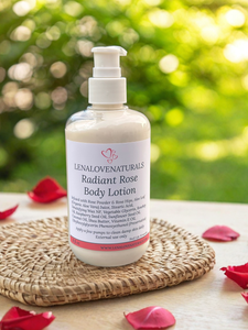 Rose Body Lotion Moisturizing Softens Skin | Handcrafted Unscented