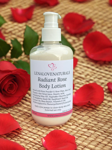 Rose Body Lotion Moisturizing Softens Skin | Handcrafted Unscented