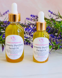 Turmeric Purifying Facial Oil with vitamin C - LenaLoveNaturals