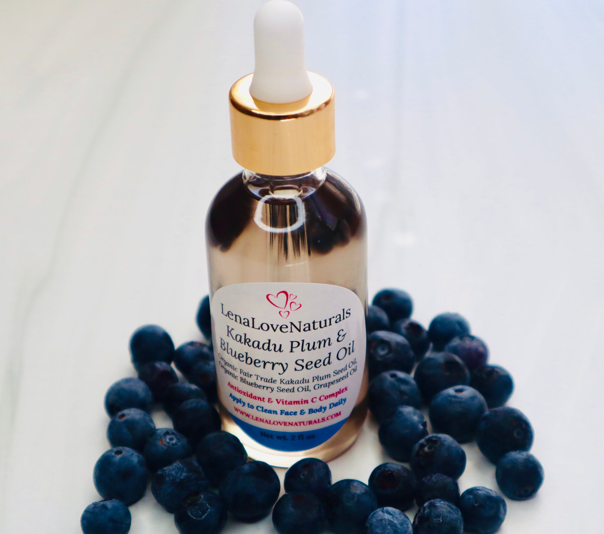 Kakadu Plum Oil | Blueberry Seed Oil | Face Serum | Skin Brightening Oil | Plum Oil For Face - LenaLoveNaturals
