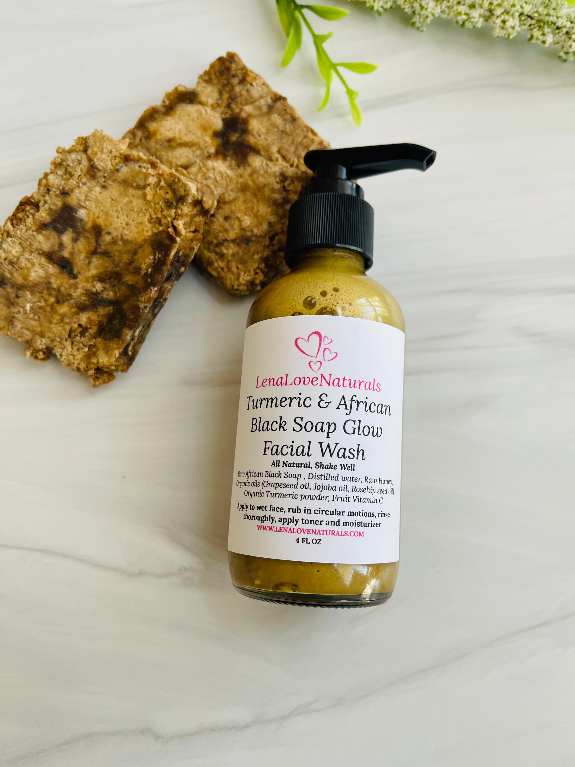 Turmeric African Black Soap - LenaLoveNaturals