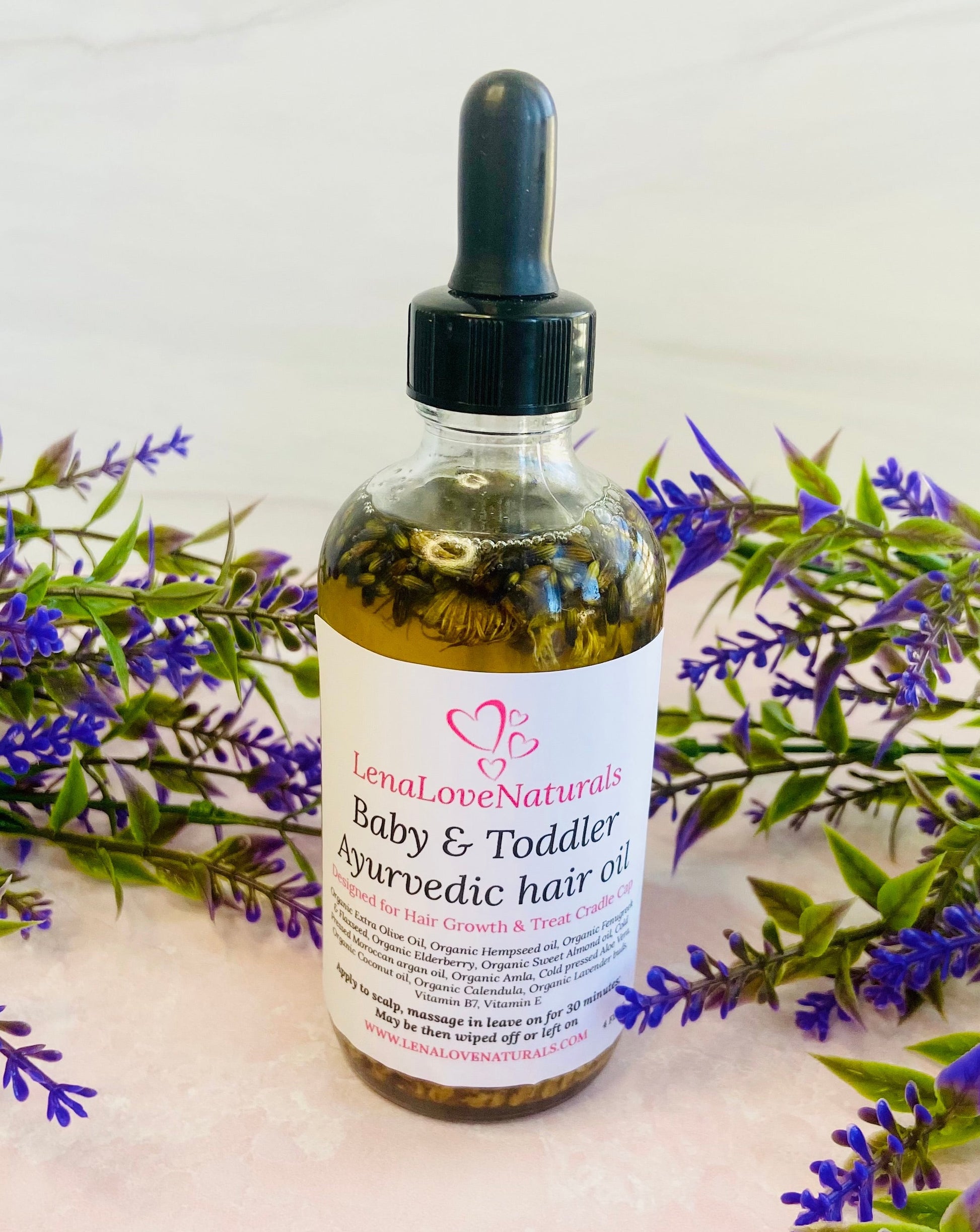 Baby & Toddler Hair Growth Oil - LenaLoveNaturals