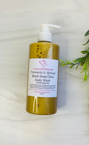 Turmeric African Black Soap Face Wash - LenaLoveNaturals