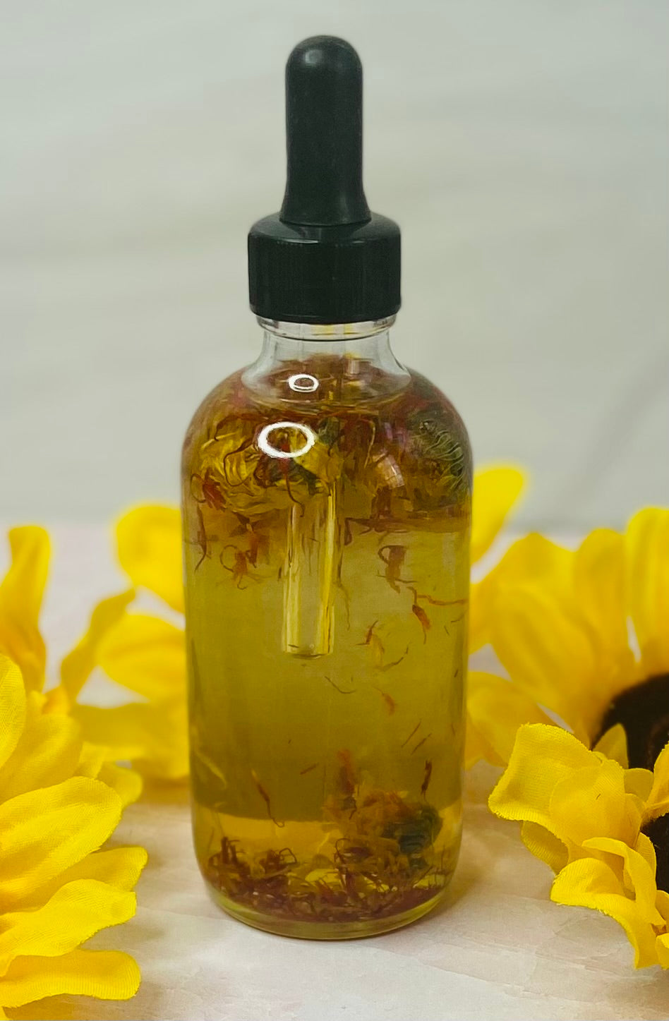 Flower power body oil, Calendula oil, Sunflower oil, Organic Body oil - LenaLoveNaturals