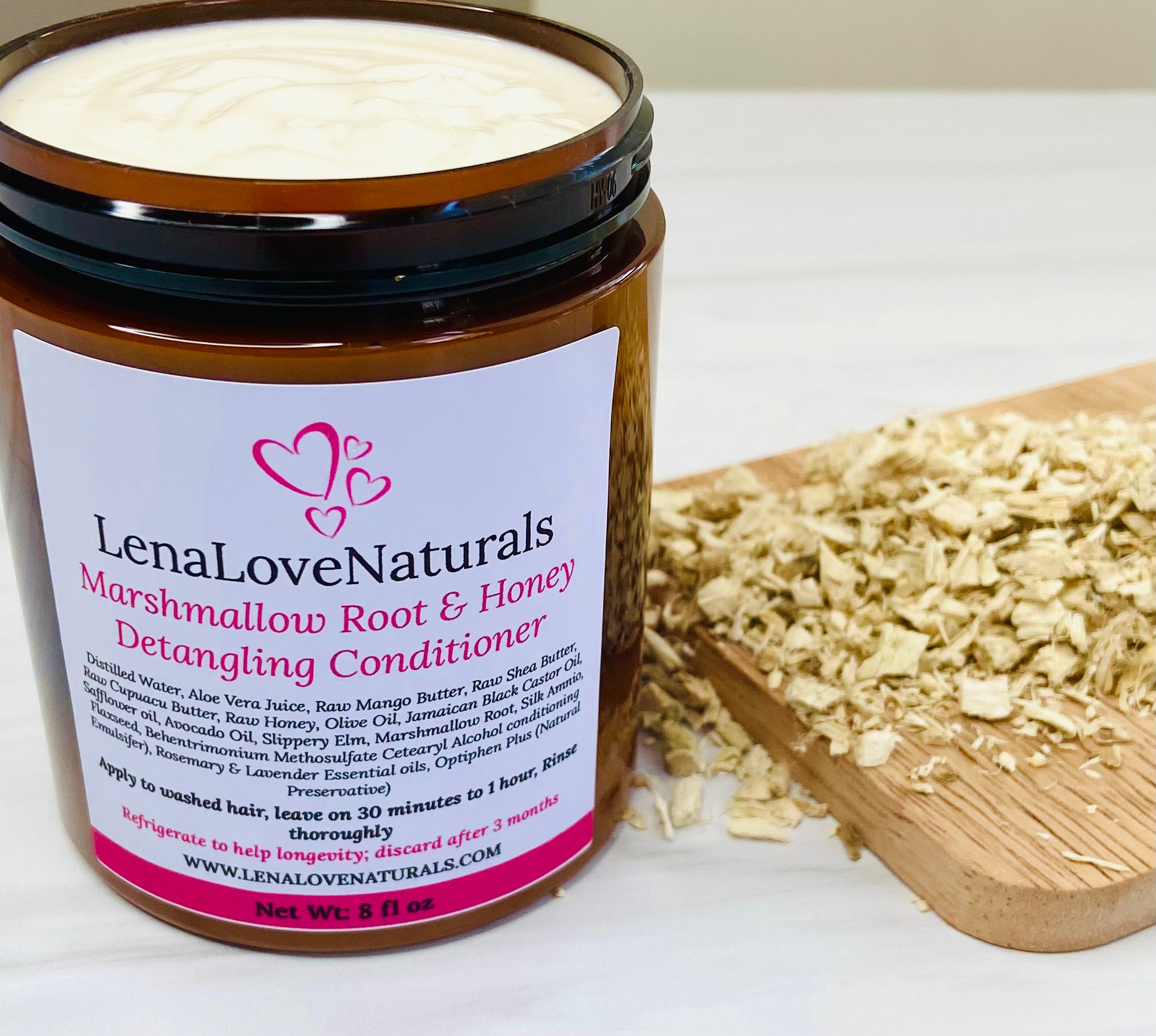Marshmallow Root & Honey Detangling Conditioner - LenaLoveNaturals