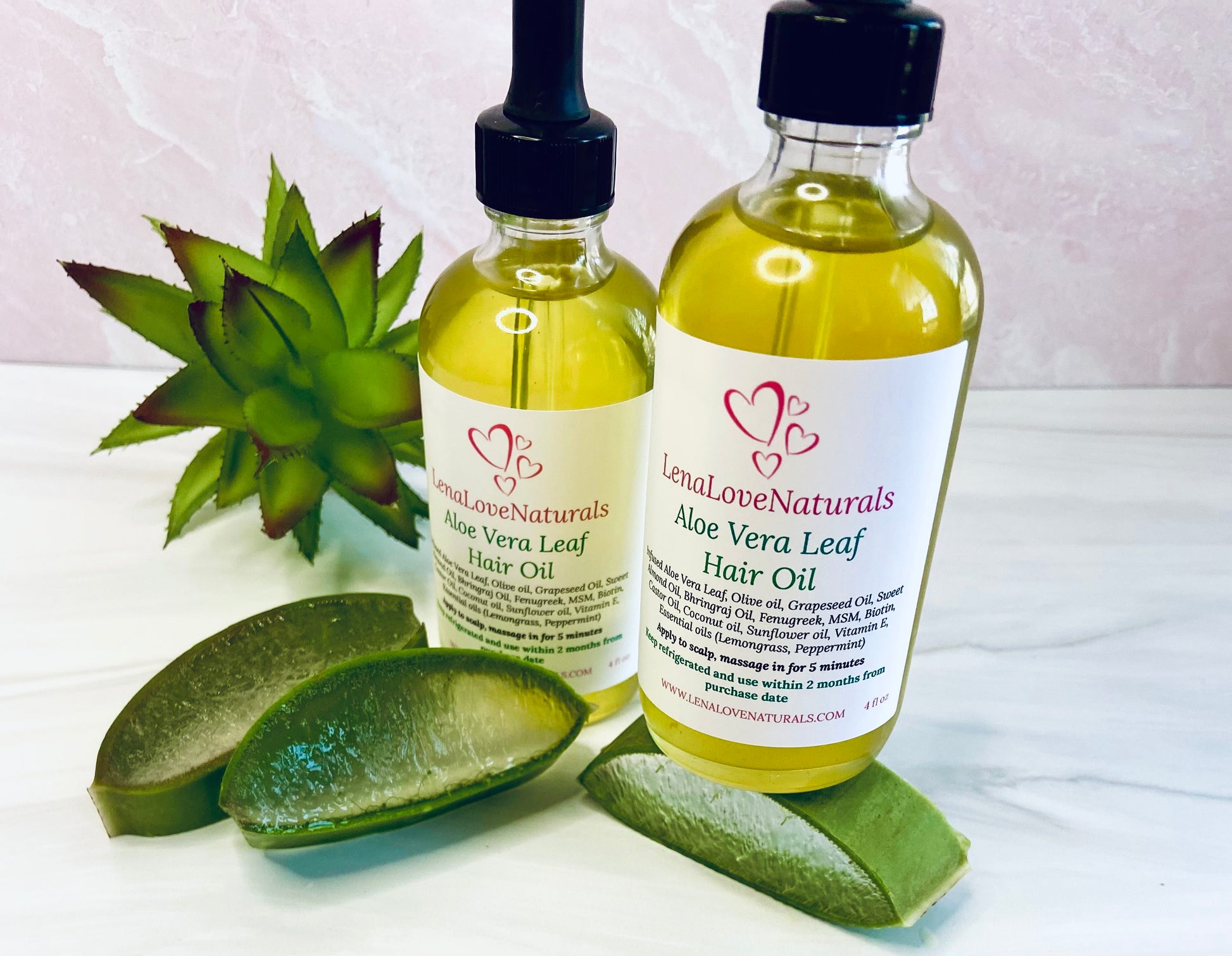 Aloe Vera Hair Growth Oil - LenaLoveNaturals