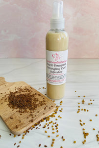 Flax & Fenugreek Curl Refresher, Detangling spray, Fenugreek Spray, Curl spray, Hair tonic, Hair milk - LenaLoveNaturals