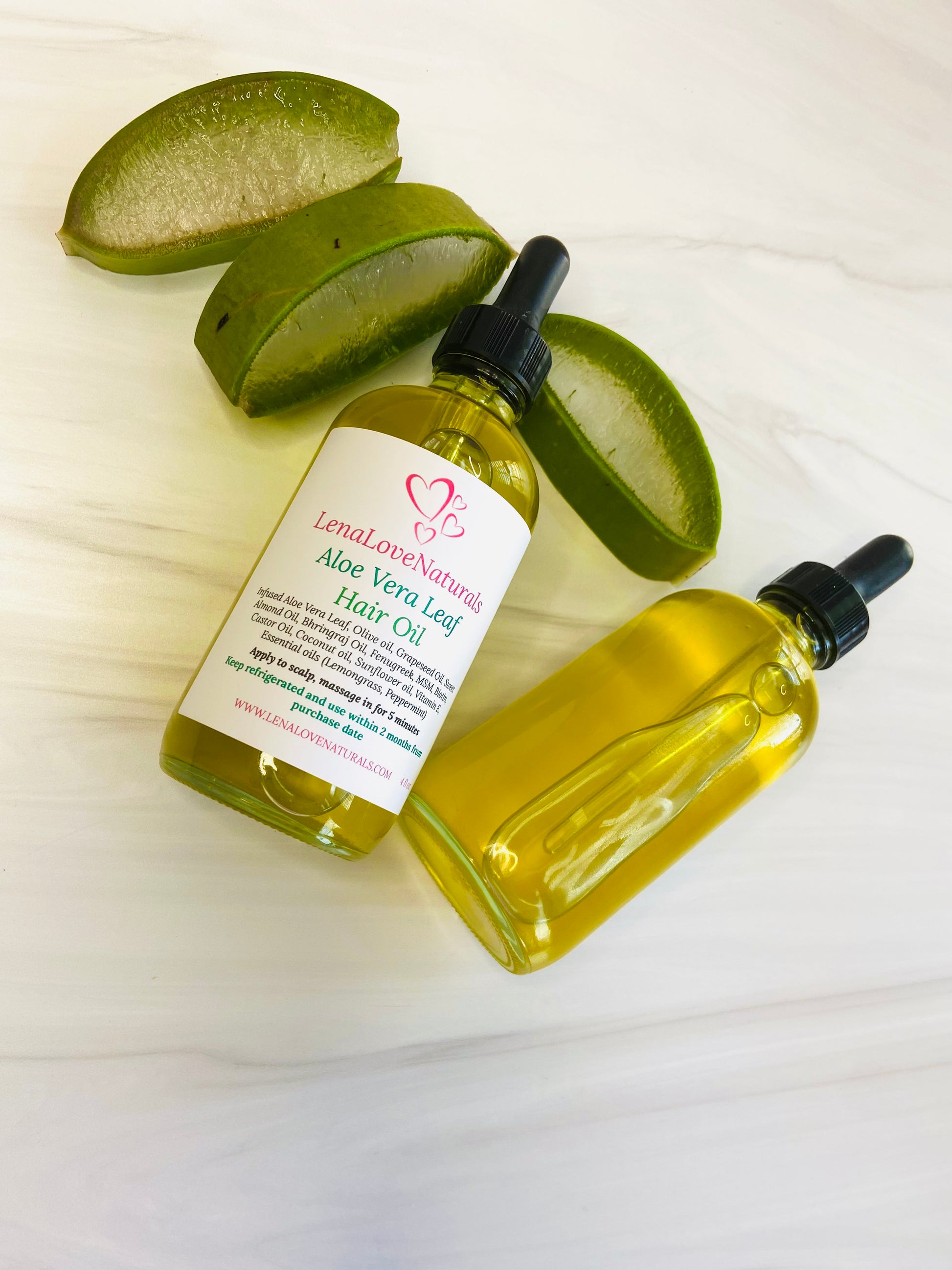 Aloe Vera Hair Growth Oil - LenaLoveNaturals